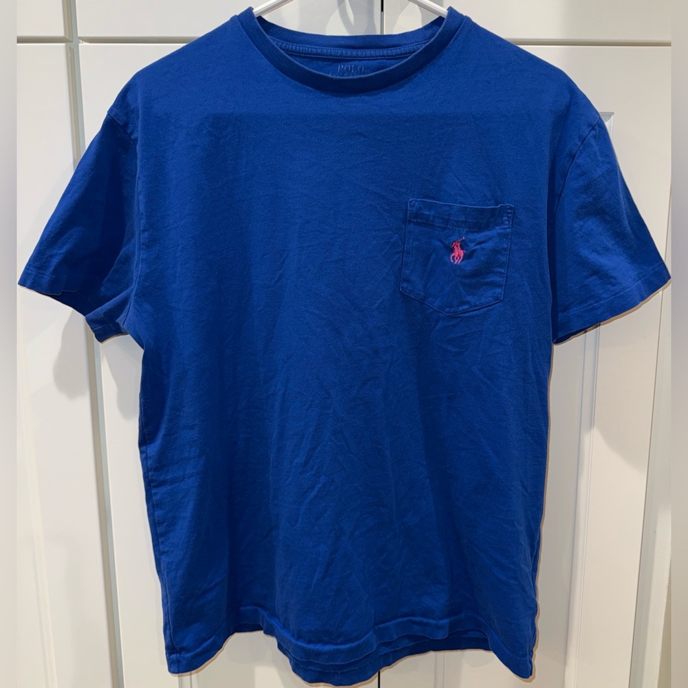 Ralph Lauren Polo Classic Fit Pocket Tee Royal Blue Medium